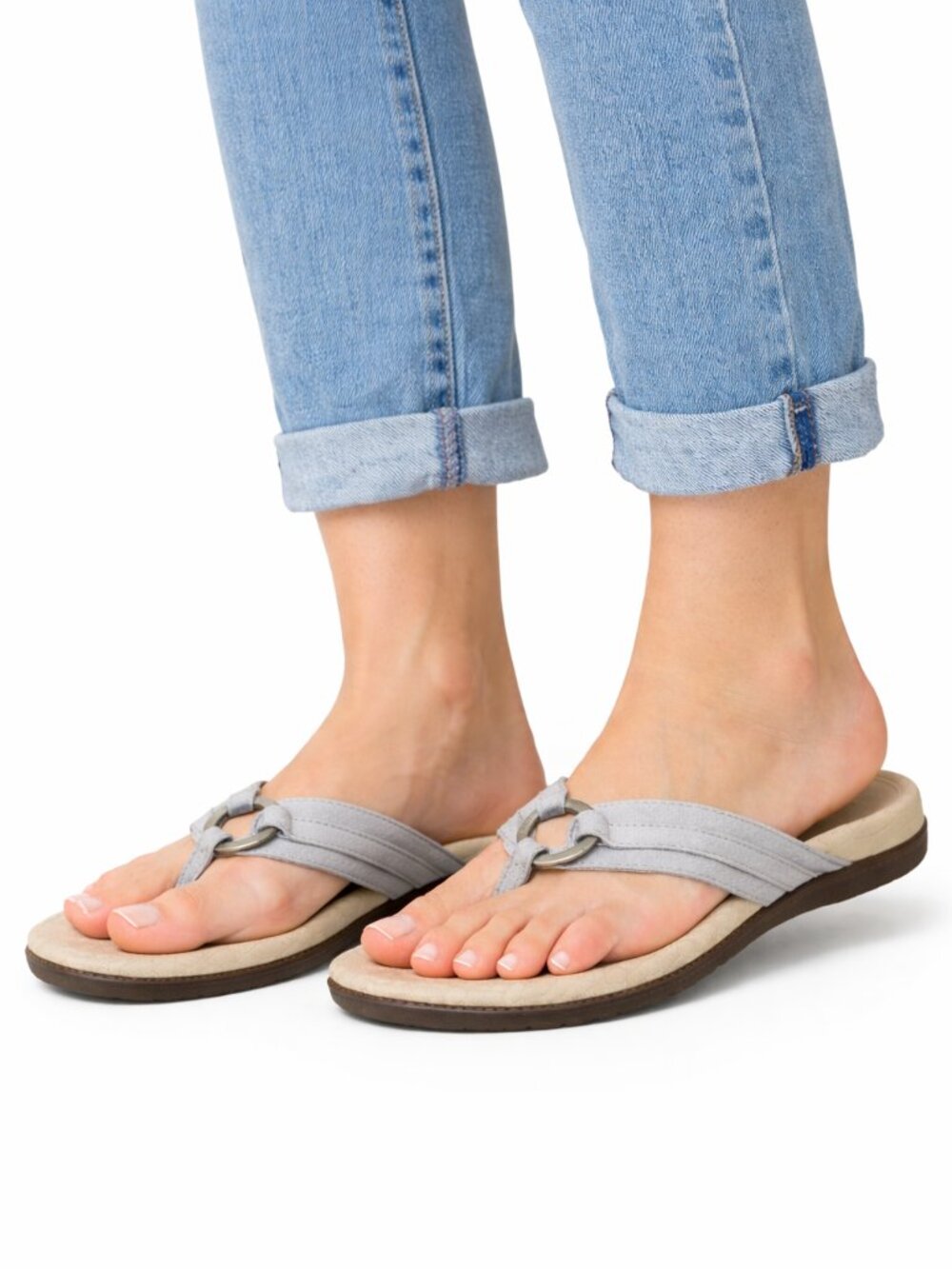 Vionic Sandals Women's‎ Size 7 Suede Tan